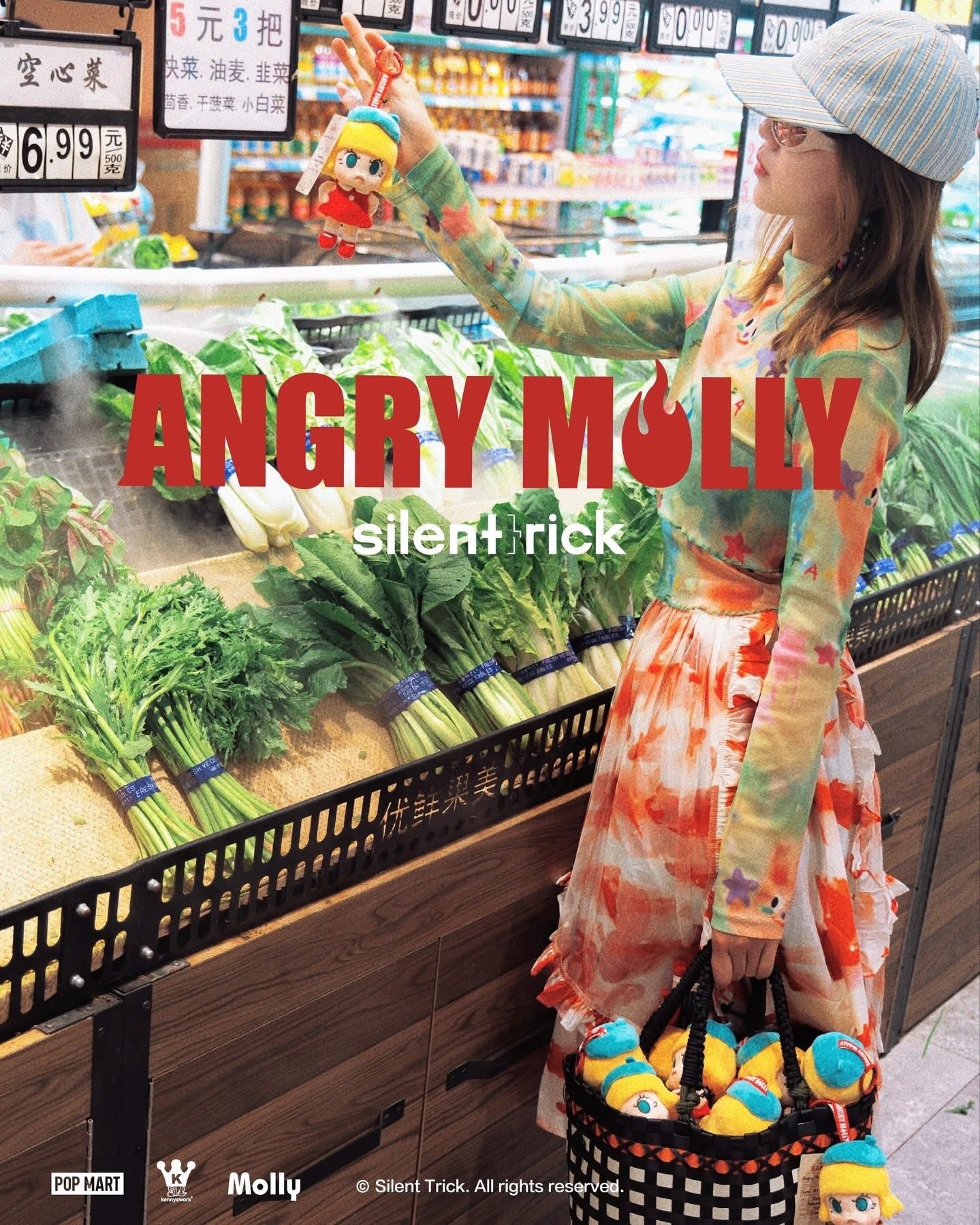 *ANGRY MOLLY毛絨吊飾