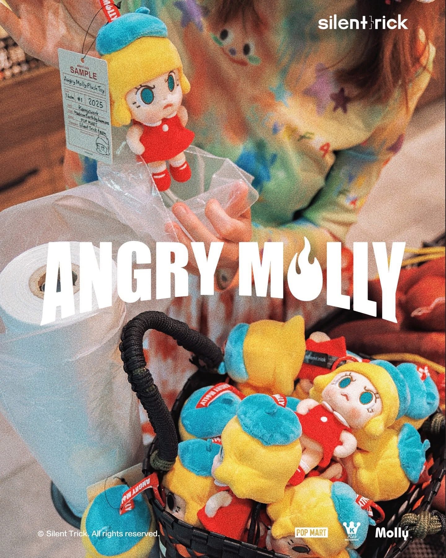 *ANGRY MOLLY毛絨吊飾