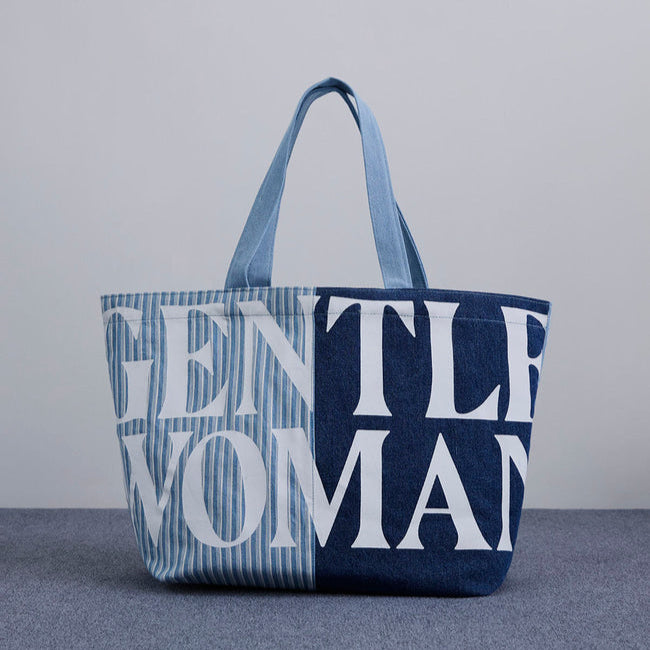 GENTLEWOMAN - GW Denim Duo Tote Bag