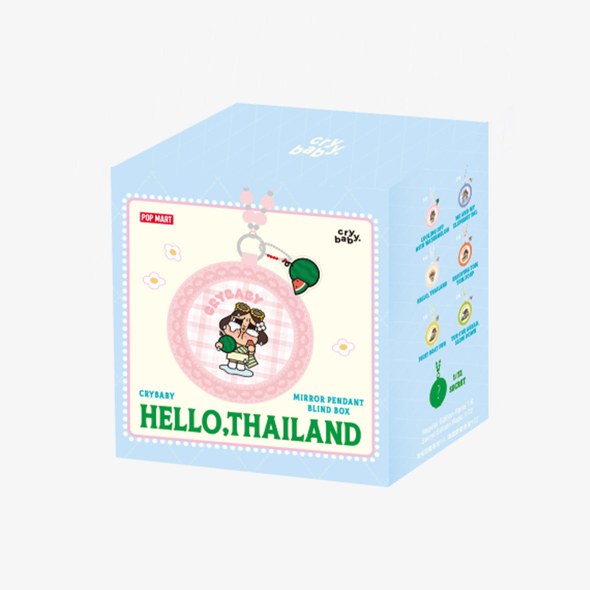 *【泰國限定】CRYBABY Hello Thailand Series 鏡掛飾盲盒