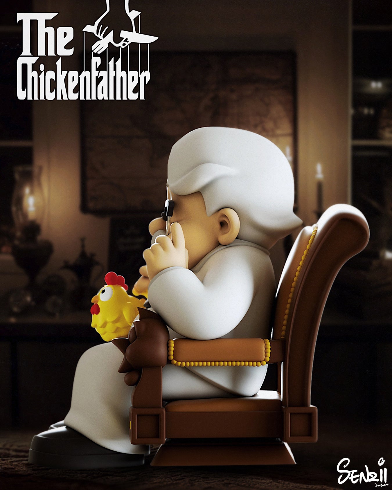*Senzii - The Chicken Father 炸雞教父 2.0 (坐姿版)