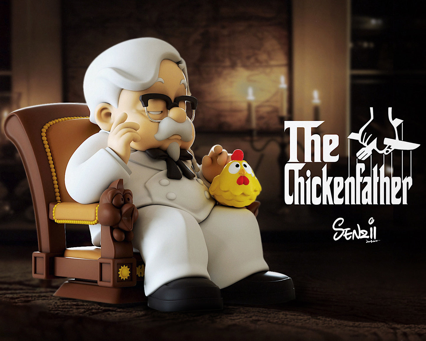 *Senzii - The Chicken Father 炸雞教父 2.0 (坐姿版)