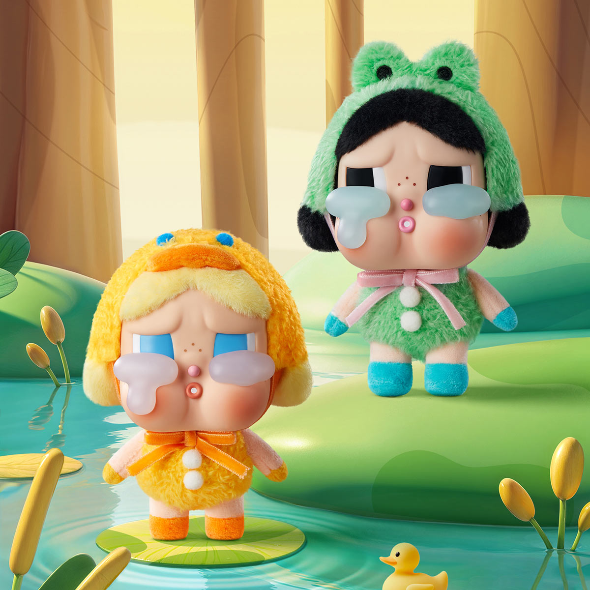 *CRYBABY - Crying Again Series-Vinyl Face Plush掛飾盲盒
