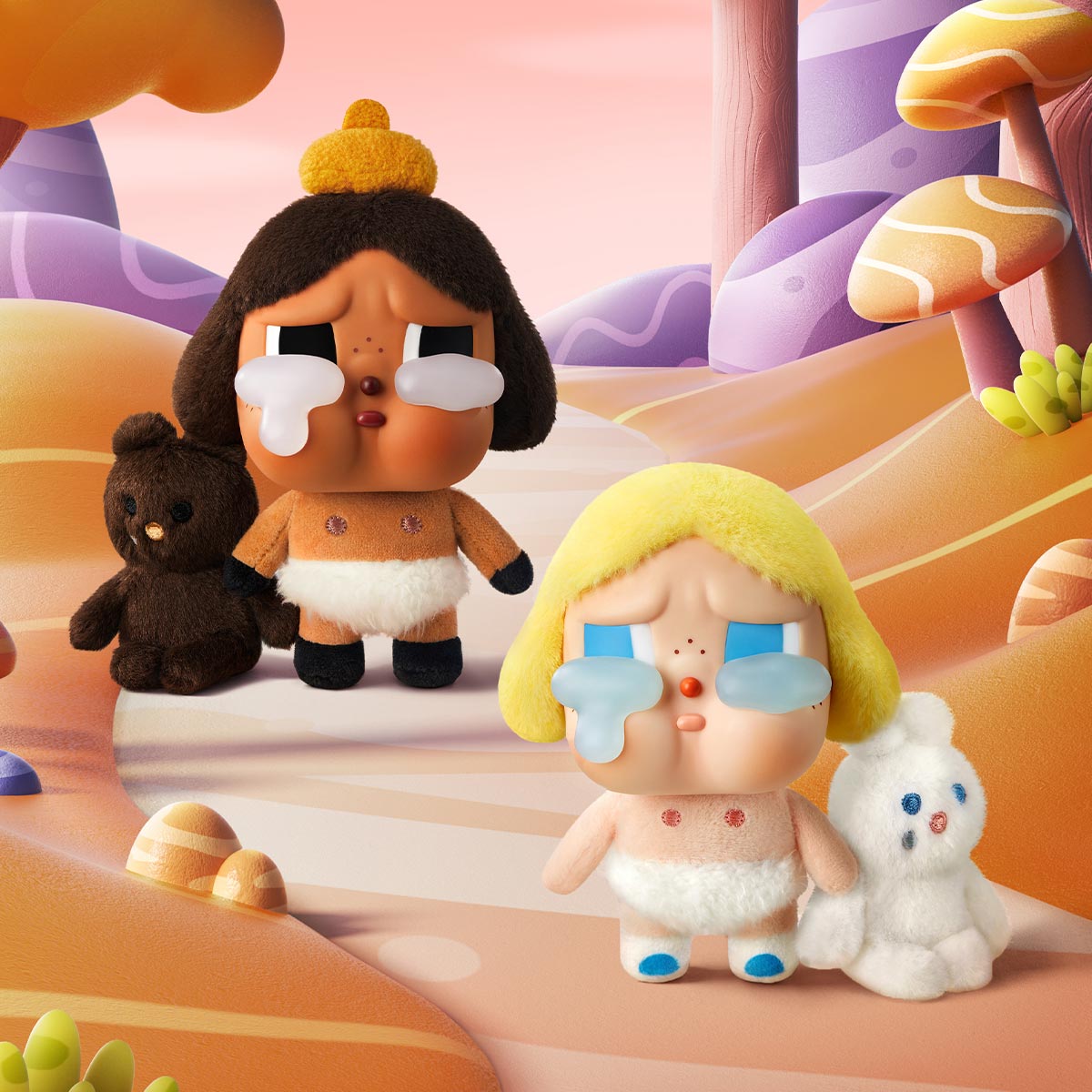 *CRYBABY - Crying Again Series-Vinyl Face Plush掛飾盲盒