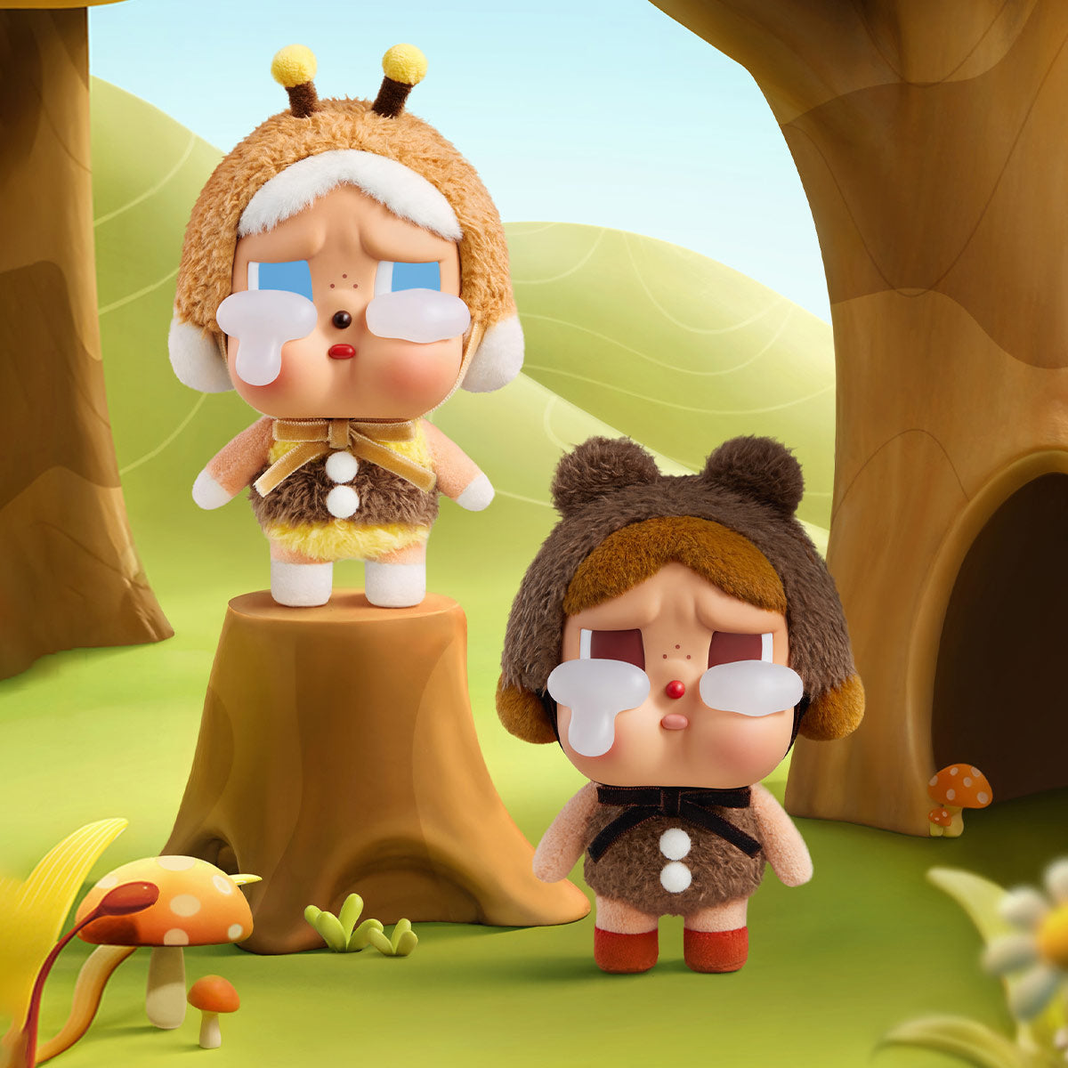 *CRYBABY - Crying Again Series-Vinyl Face Plush掛飾盲盒