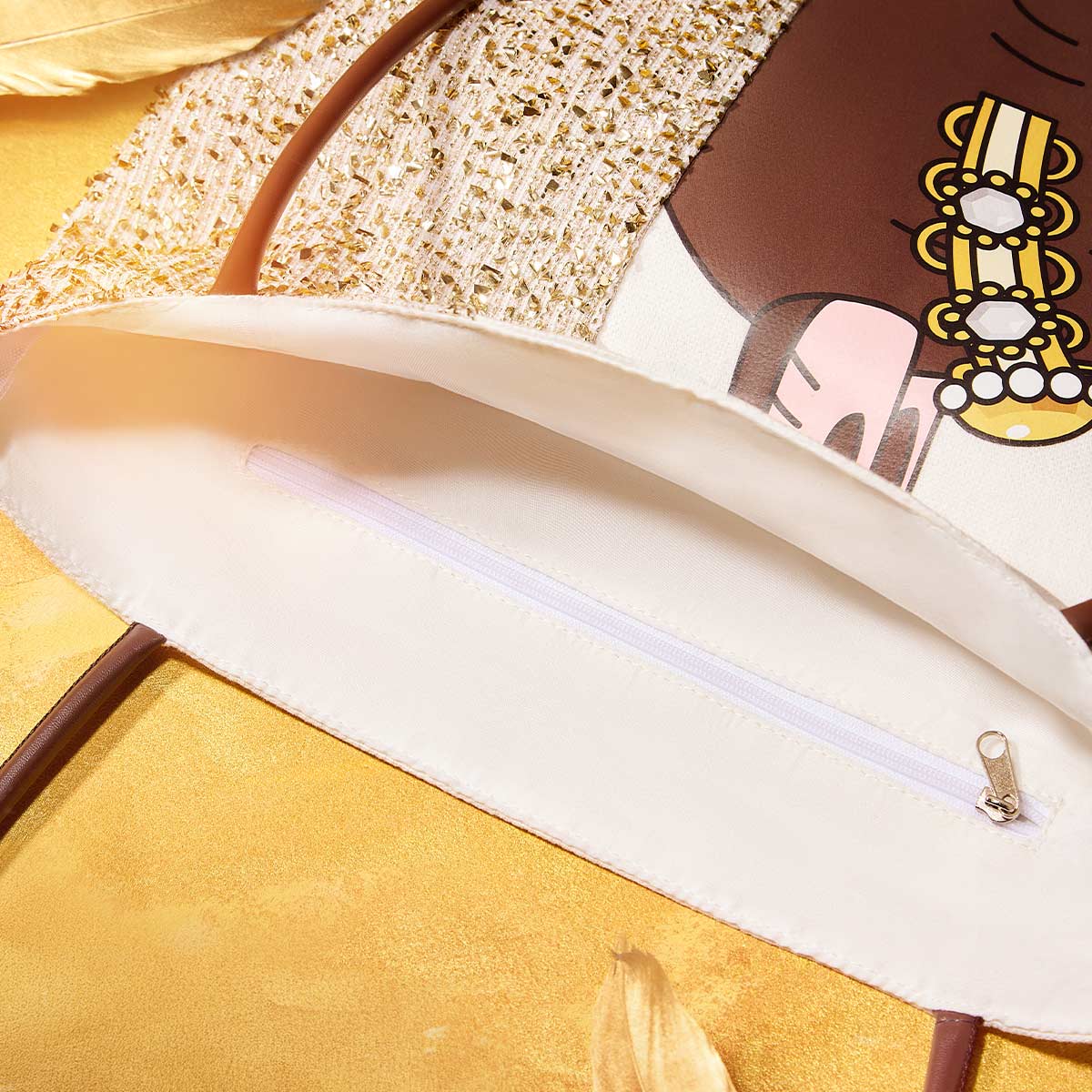 *【泰國限定】LABUBU【THE MONSTERS】GOOD LUCK TO YOU 帆布袋