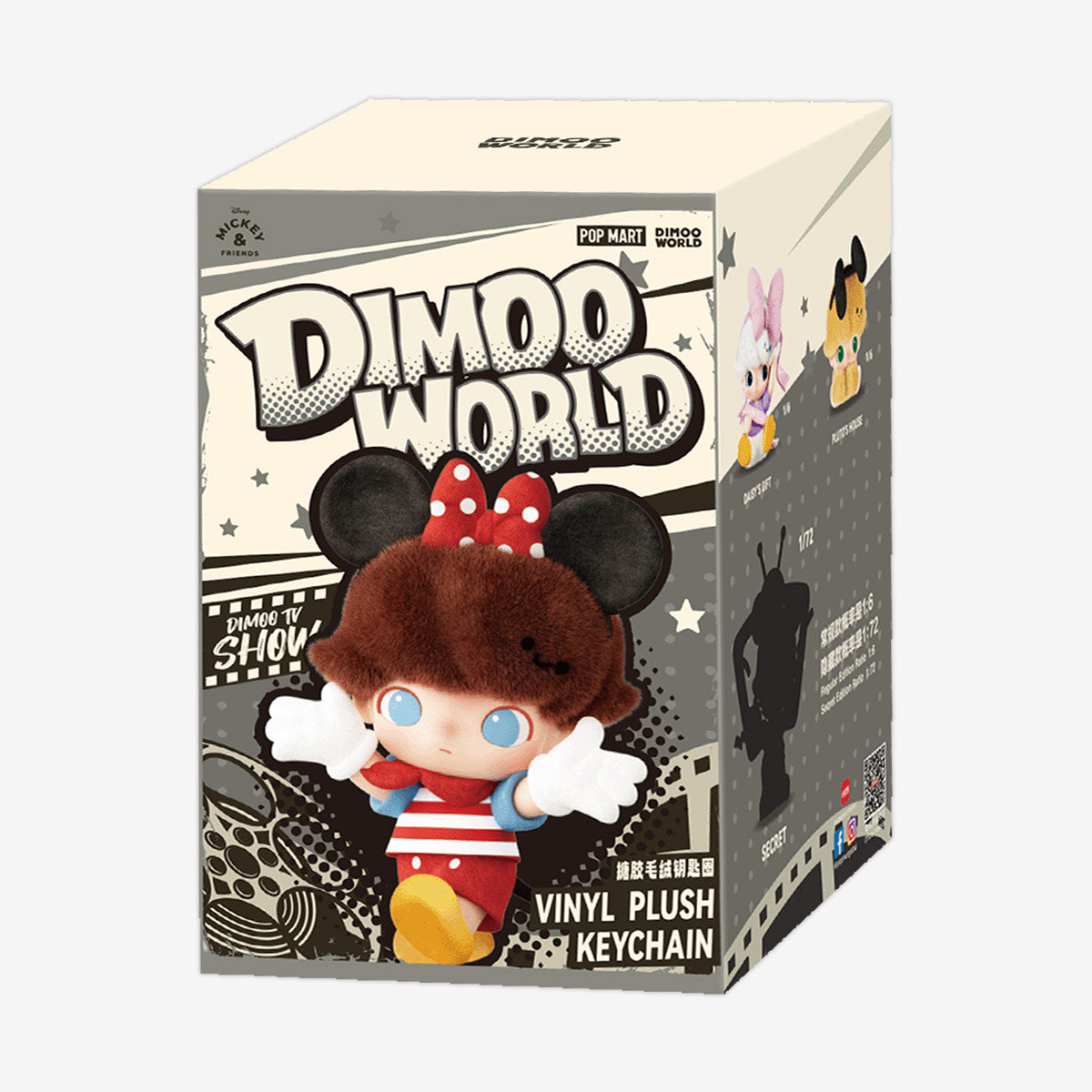 *DIMOO WORLD × 迪士尼系列 - 搪膠毛絨掛件盲盒