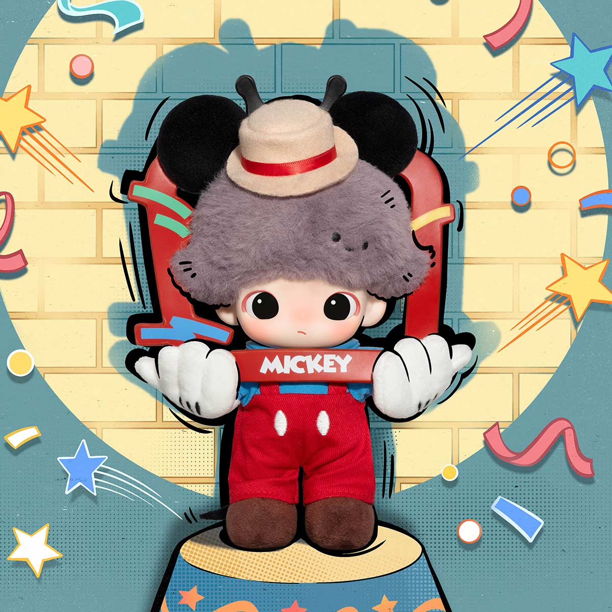 *DIMOO WORLD × 迪士尼系列 - 搪膠毛絨掛件盲盒