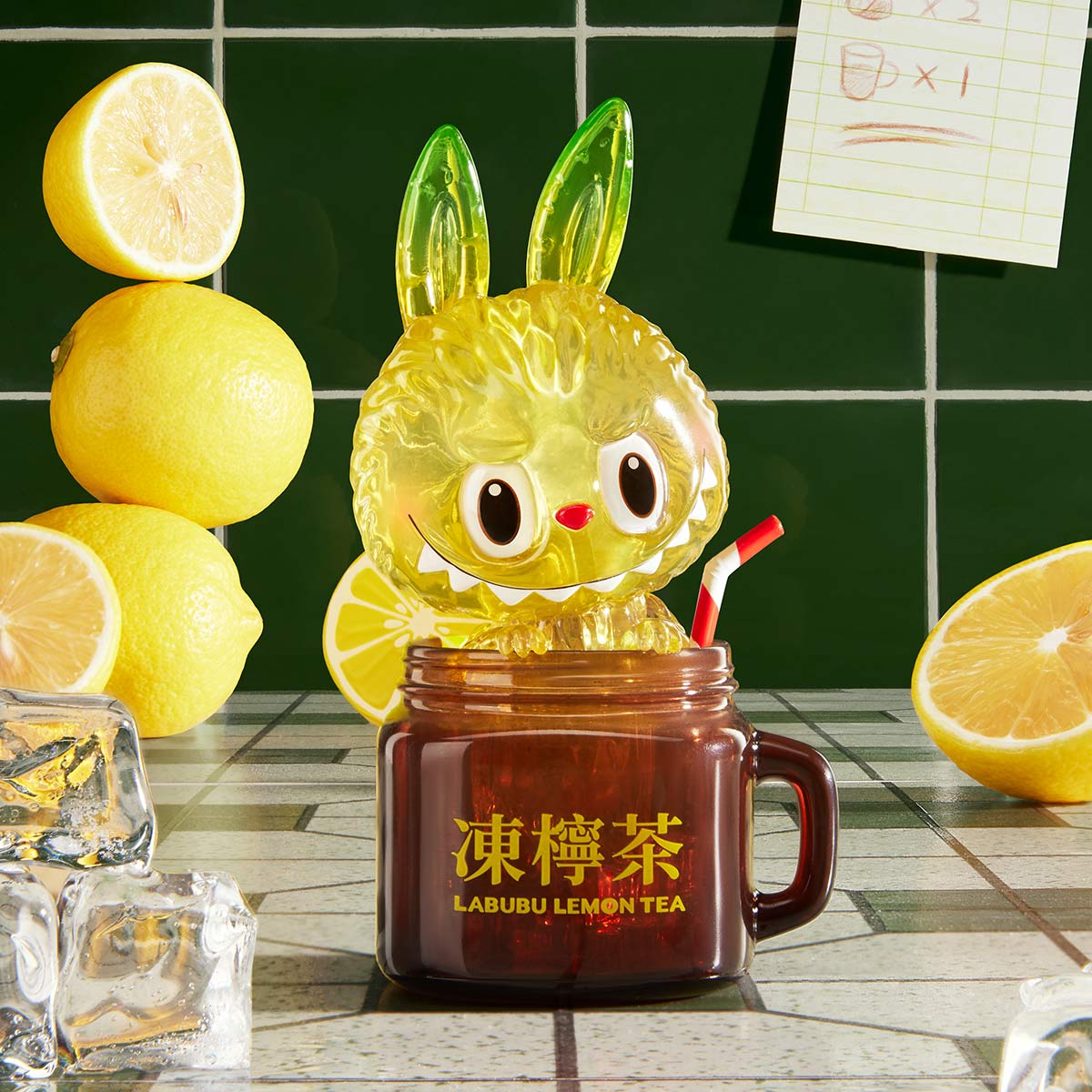 *LABUBU(THE MONSTER) - 凍檸茶手辦