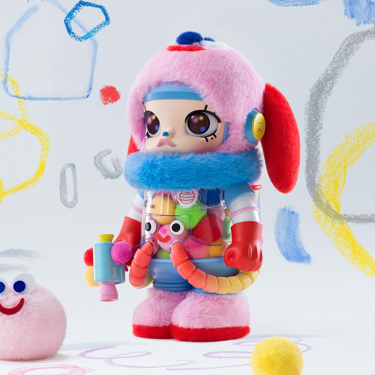 *MEGA SPACE MOLLY 400% Jon Burgerman