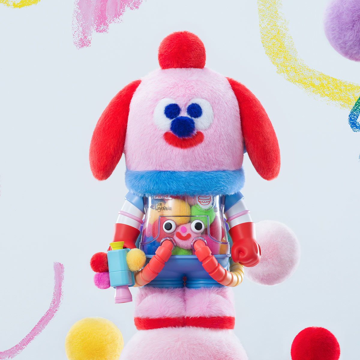 *MEGA SPACE MOLLY 400% Jon Burgerman