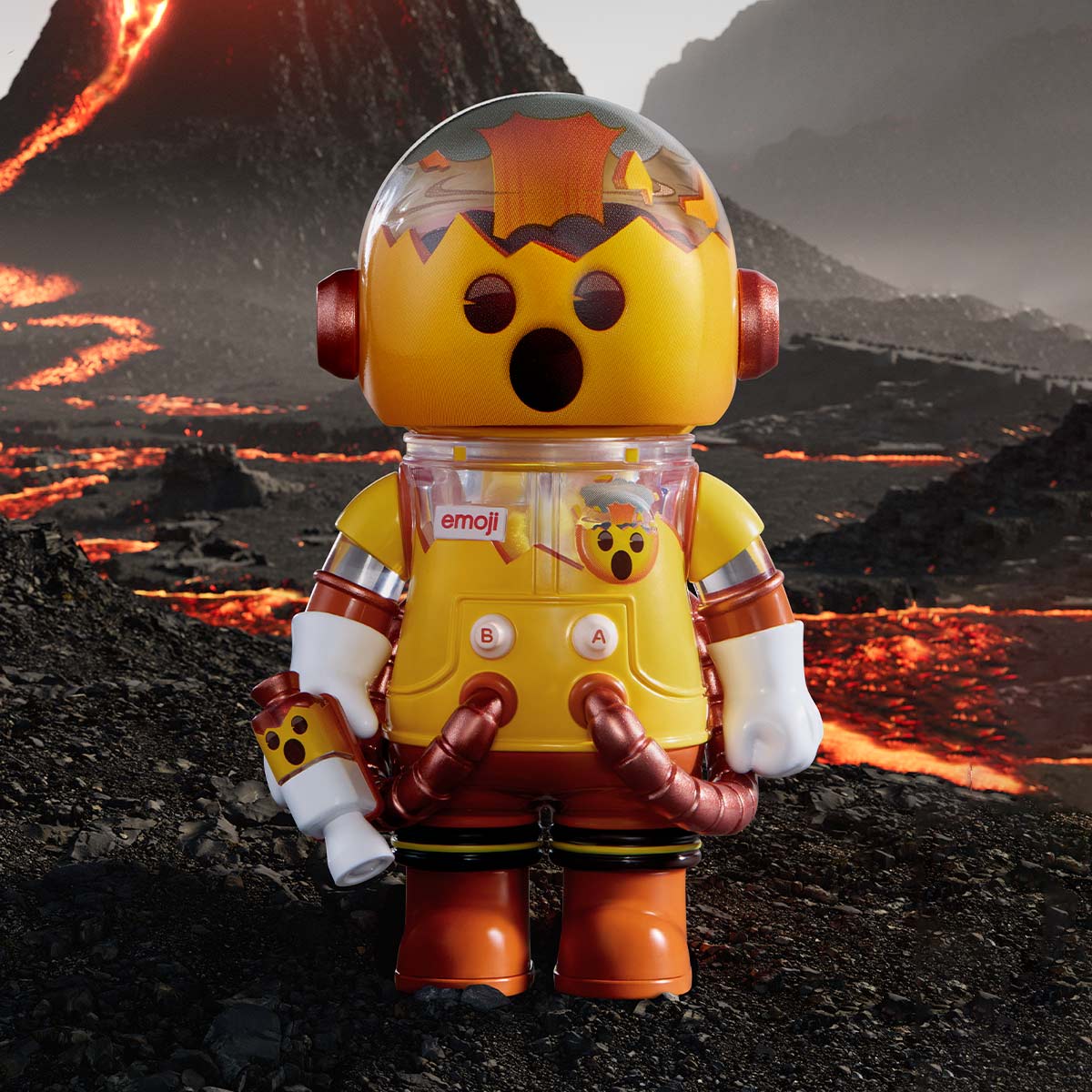 *MEGA SPACE MOLLY 100% × emoji™ Series盲盒