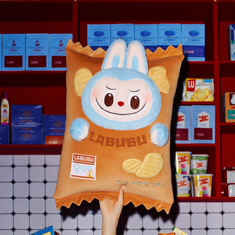 *LABUBU【THE MONSTERS】怪味便利店系列 - 抱枕(薯片)