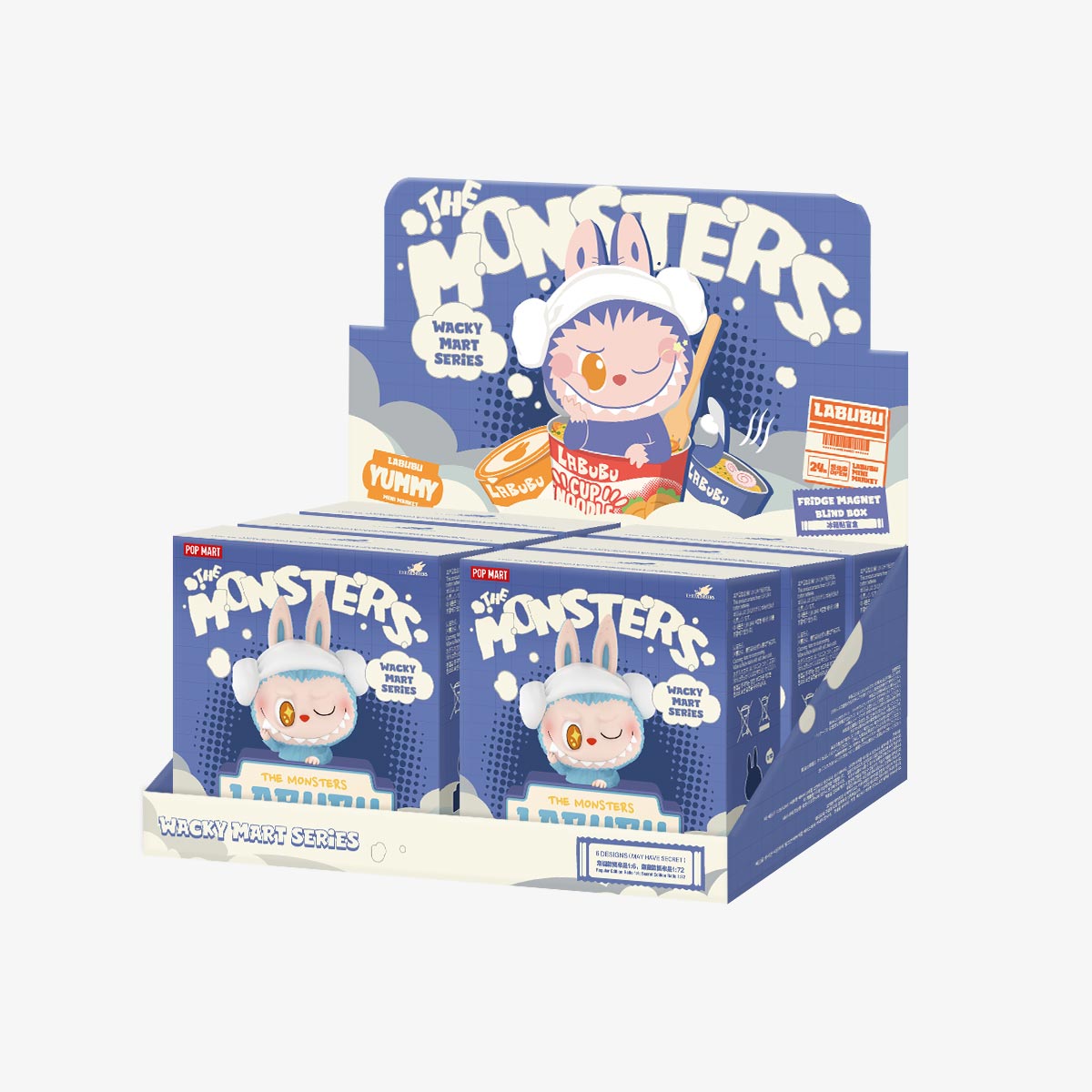 *LABUBU【THE MONSTERS】怪味便利店系列 - 雪櫃磁石貼盲盒