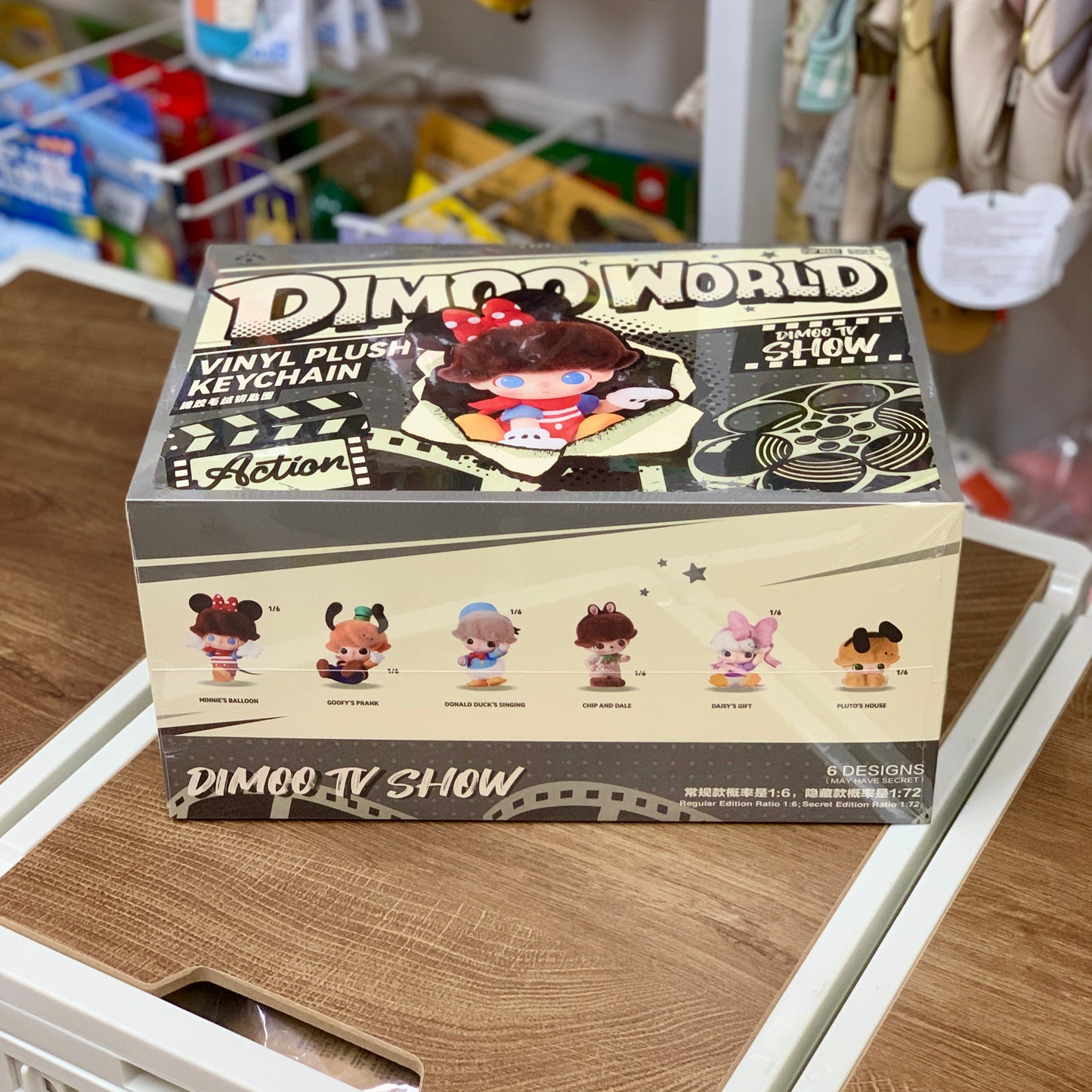 *DIMOO WORLD × 迪士尼系列 - 搪膠毛絨掛件盲盒