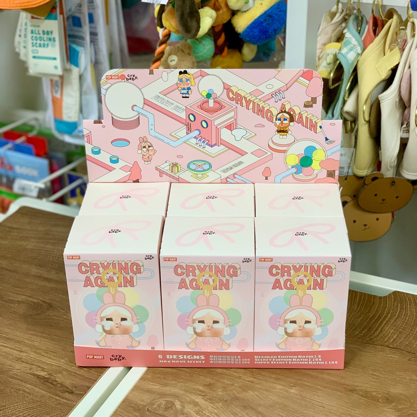 *CRYBABY - Crying Again Series-Vinyl Face Plush掛飾盲盒