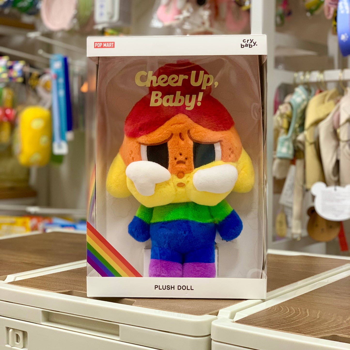 *CRYBABY CHEER UP, BABY! SERIES-Plush Doll 大彩虹公仔