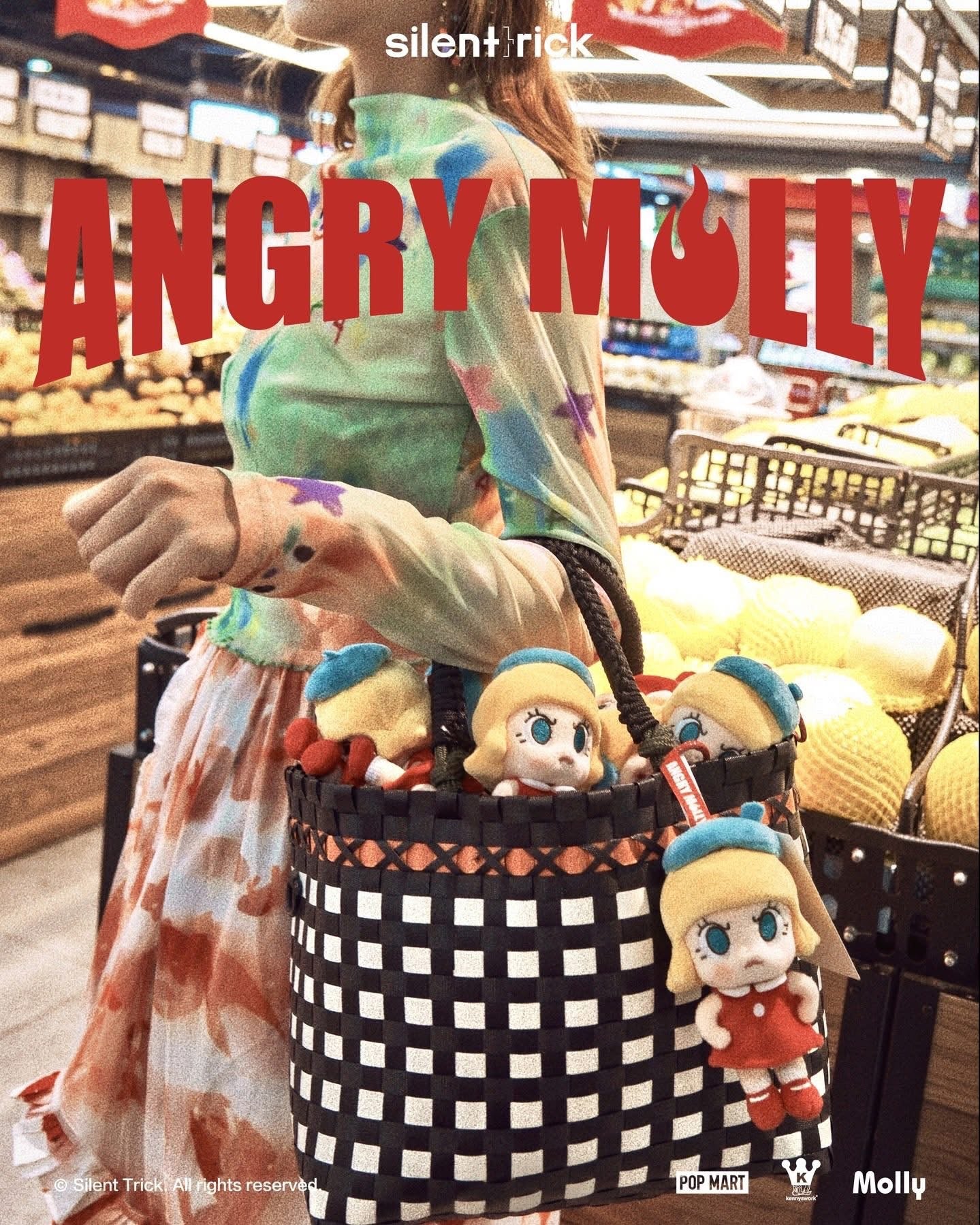 *ANGRY MOLLY毛絨吊飾