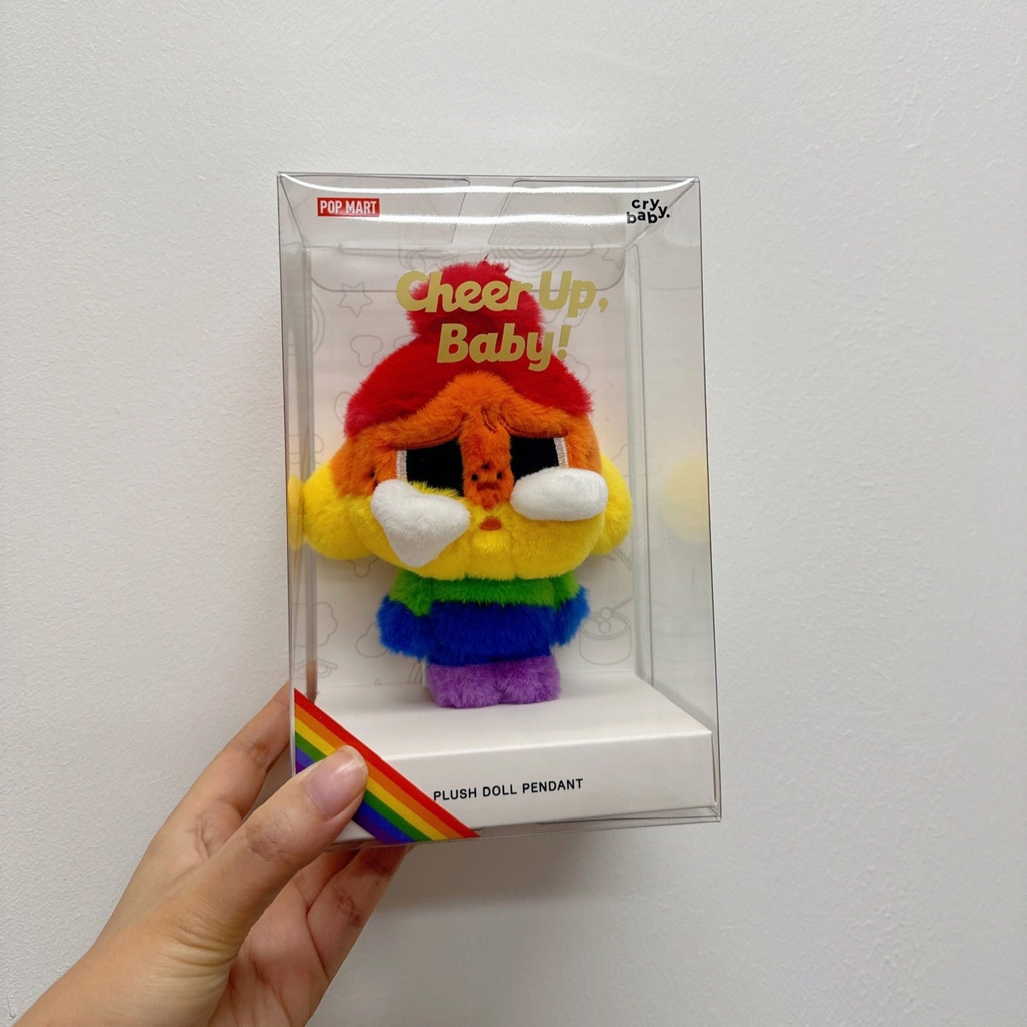 *CRYBABY CHEER UP, BABY! SERIES-Plush Doll Pendant 細彩虹掛飾