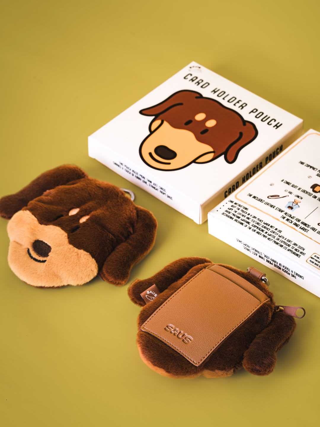 *人氣SAUSCHESTRA Card Holder Pouch|掛頸卡套收納袋