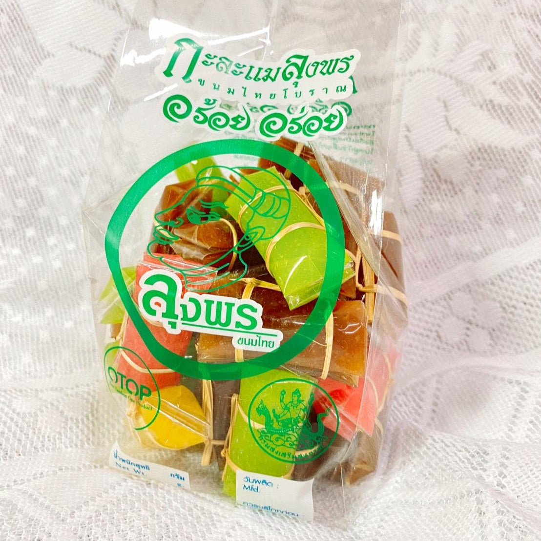 【泰國人氣】佛統府蓬伯伯手工班蘭椰子軟糖