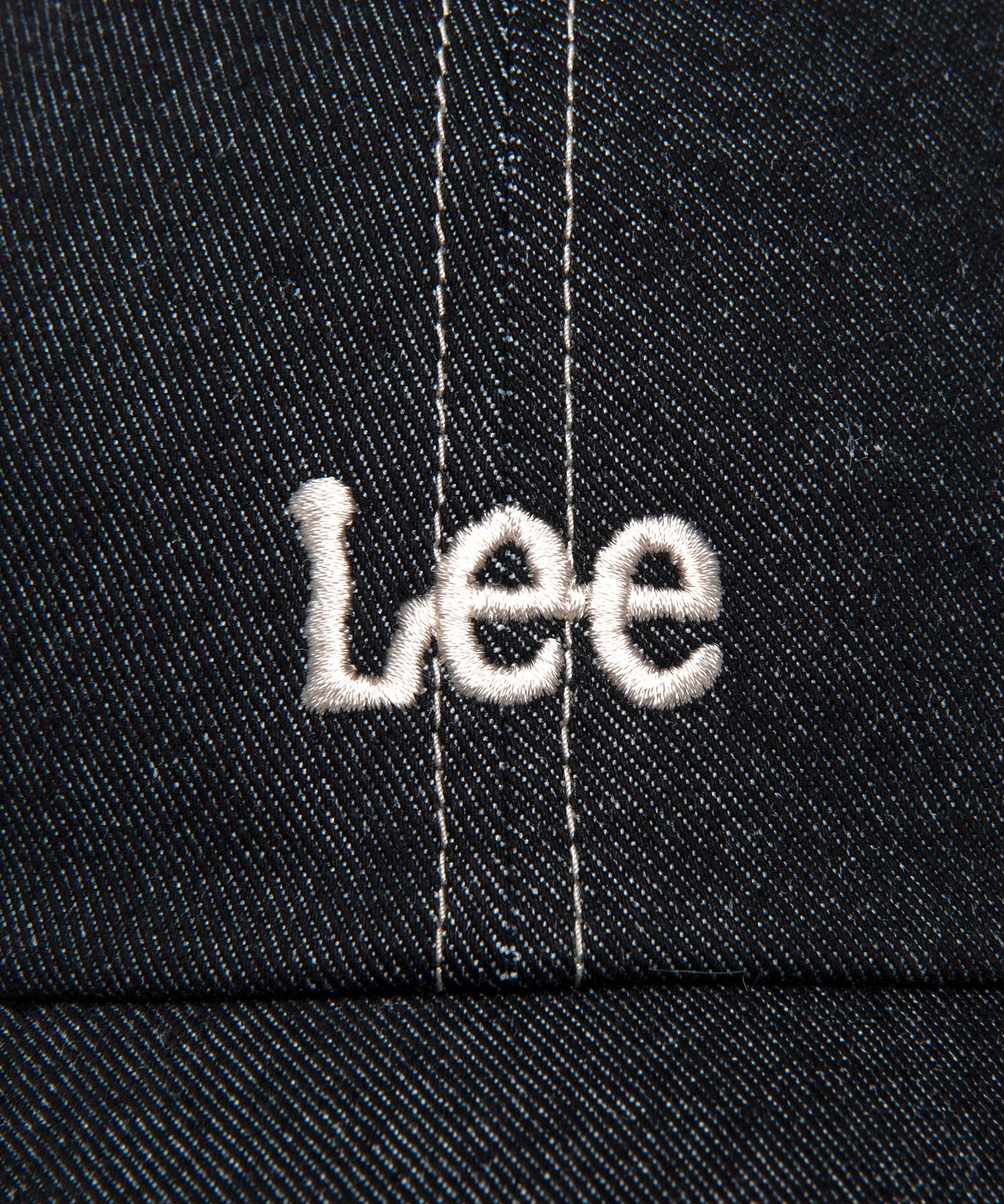 Lee - Small Twitch Logo Denim Ball Cap - Black