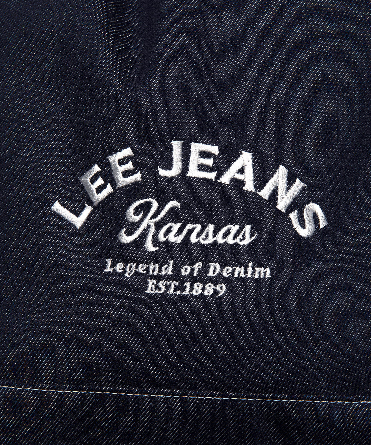 Lee - Cotton Bucket Shoulder Bag - Indigo Dark