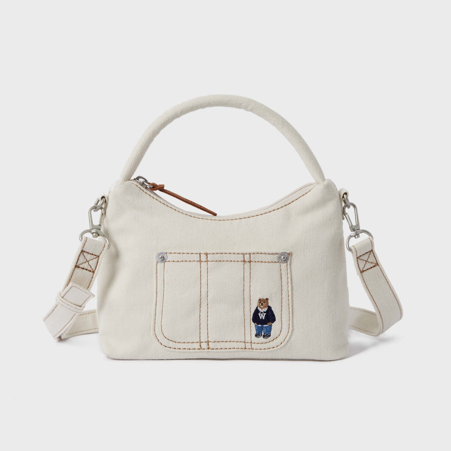 WHO.A.U - Steve Hobo Cross Bag - Ivory