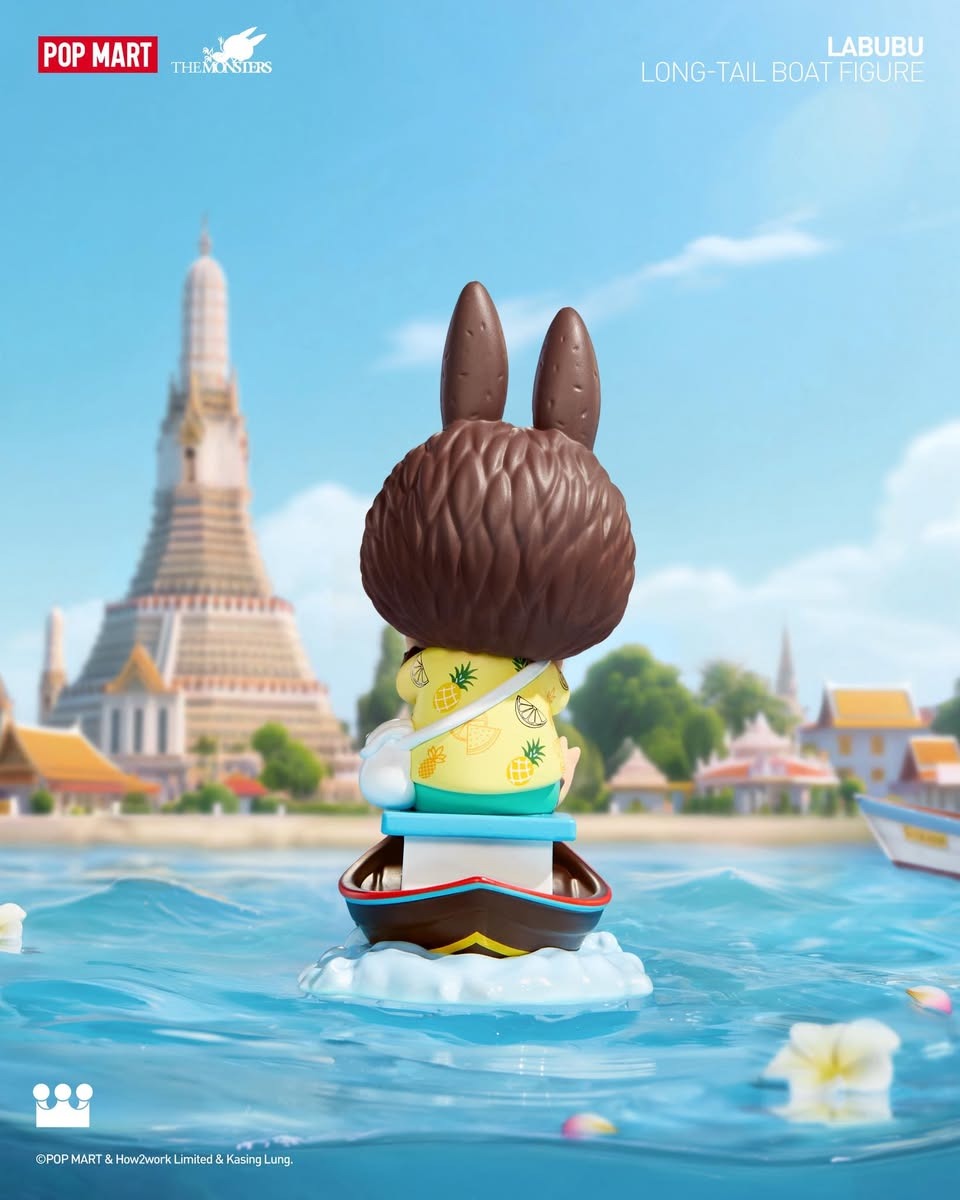 *【泰國LANDMARK限定】LABUBU LONG-TAIL BOAT手辦