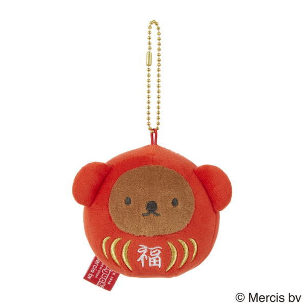 Miffy達摩公仔鎖匙扣