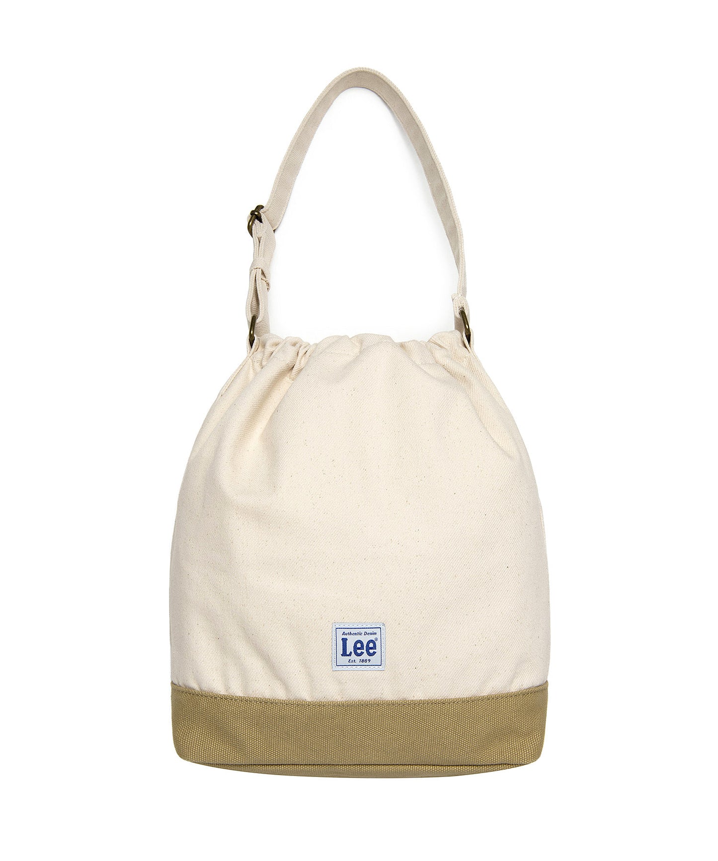 Lee - Cotton Bucket Shoulder Bag - Ivory