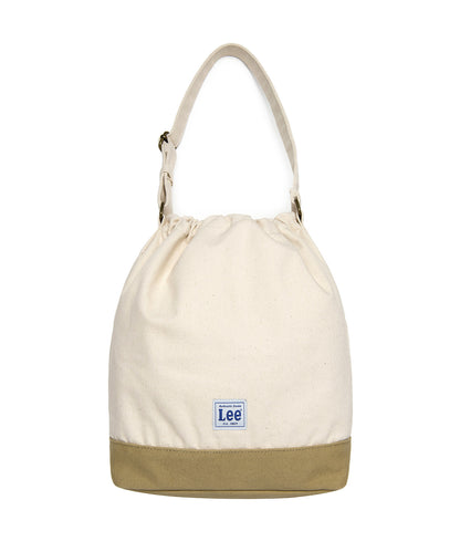 Lee - Cotton Bucket Shoulder Bag - Ivory