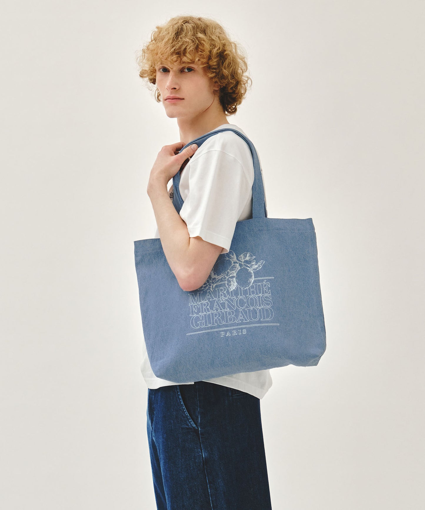 MARITHÉ FRANÇOIS GIRBAUD - LEMON CLASSIC LOGO ECO BAG Blue