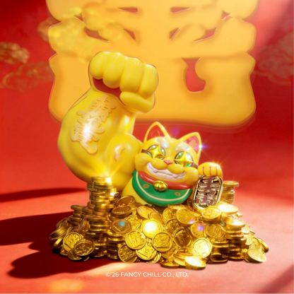 ＊Great Power Fortune Cat - Golden Mountain 大力金山