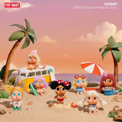＊CRYBABY Vacation Mode On系列 - 搪膠毛絨掛件盲盒