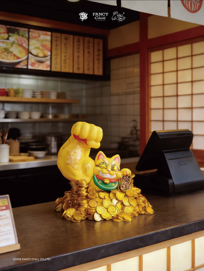 ＊Great Power Fortune Cat - Golden Mountain 大力金山