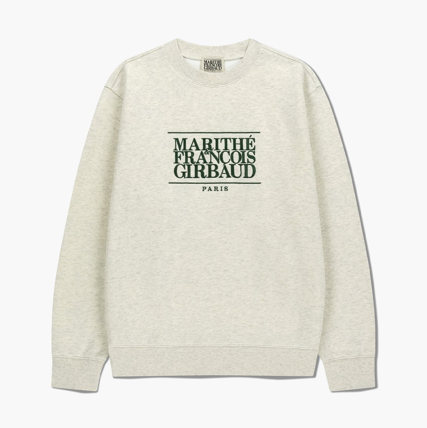 MARITHÉ FRANÇOIS GIRBAUD - Classic Logo Embroidery Sweatshirt (Brushed) Oatmeal