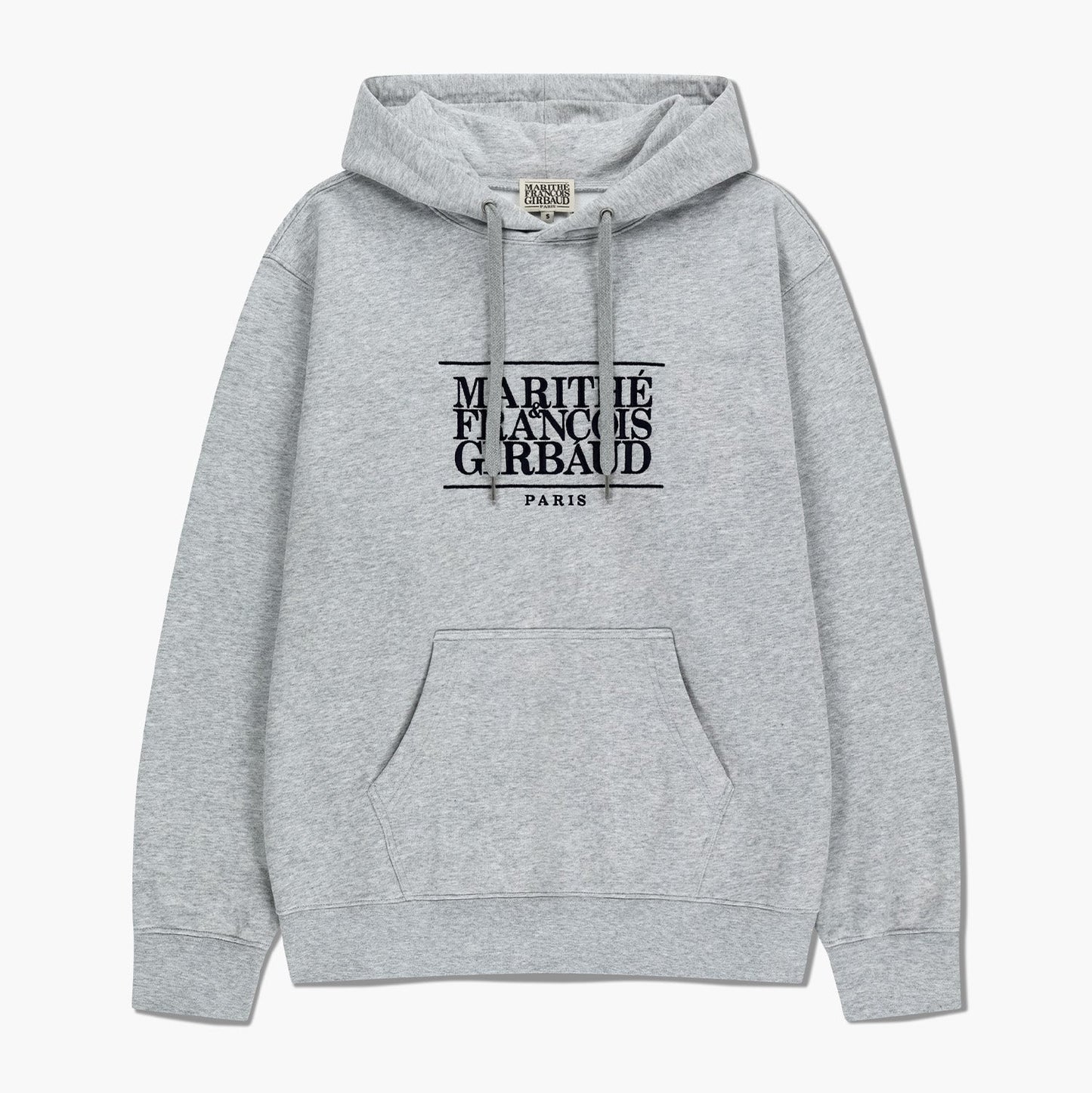 MARITHÉ FRANÇOIS GIRBAUD - Classic Logo Embroidery Hoodie (Brushed) Heather Gray