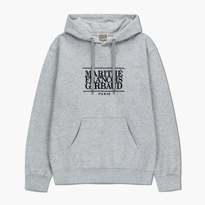 MARITHÉ FRANÇOIS GIRBAUD - Classic Logo Embroidery Hoodie (Brushed) Heather Gray