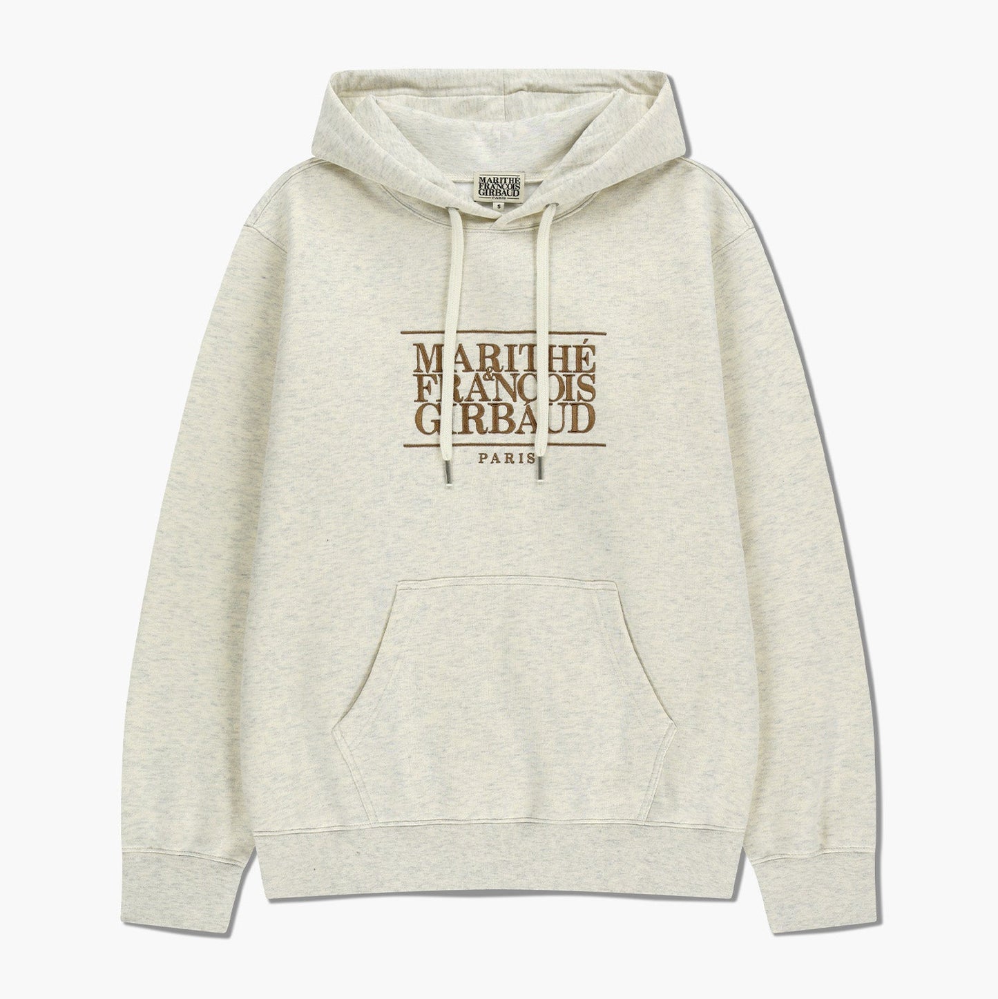 MARITHÉ FRANÇOIS GIRBAUD - Classic Logo Embroidery Hoodie (Brushed) Oatmeal