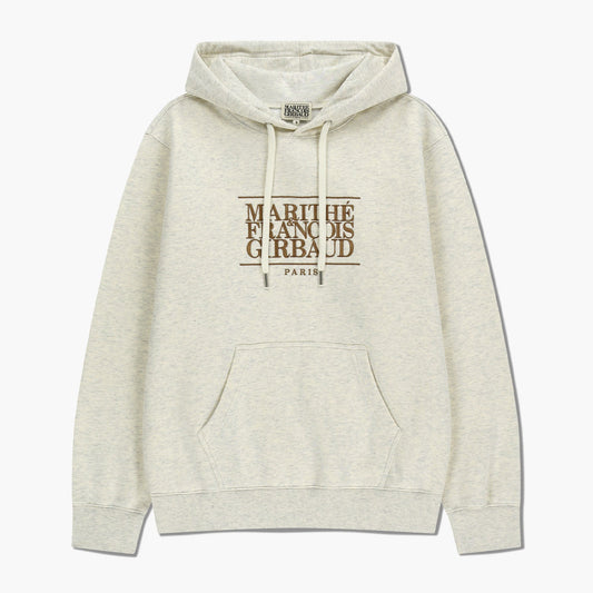 MARITHÉ FRANÇOIS GIRBAUD - Classic Logo Embroidery Hoodie (Brushed) Oatmeal