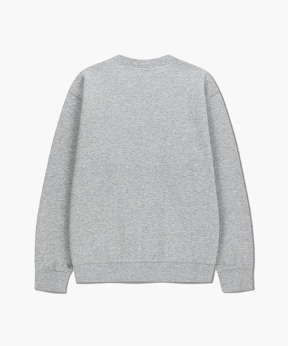 MARITHÉ FRANÇOIS GIRBAUD - Classic Logo Embroidery Sweatshirt (Brushed) Heather Gray