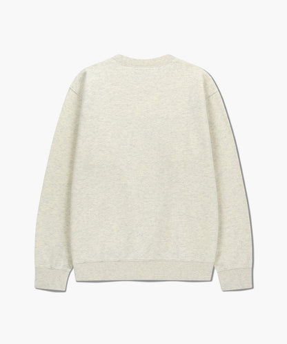 MARITHÉ FRANÇOIS GIRBAUD - Classic Logo Embroidery Sweatshirt (Brushed) Oatmeal