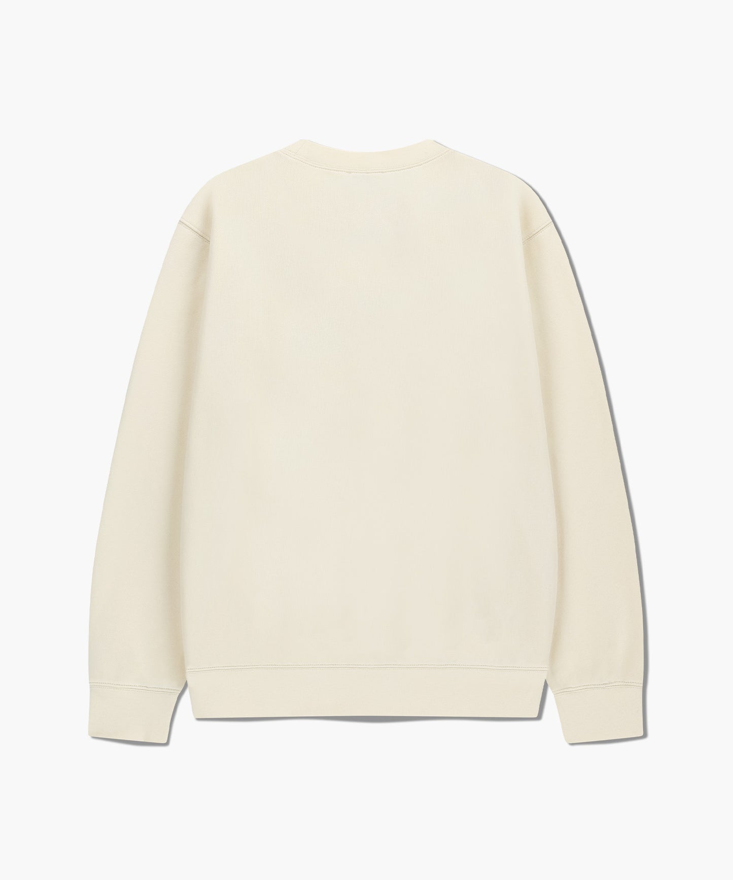 MARITHÉ FRANÇOIS GIRBAUD - Classic Logo Embroidery Sweatshirt (Brushed) Cream
