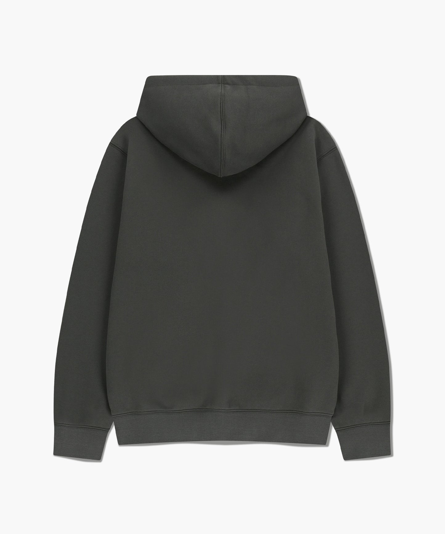 MARITHÉ FRANÇOIS GIRBAUD - Classic Logo Embroidery Hoodie (Brushed) Charcoal