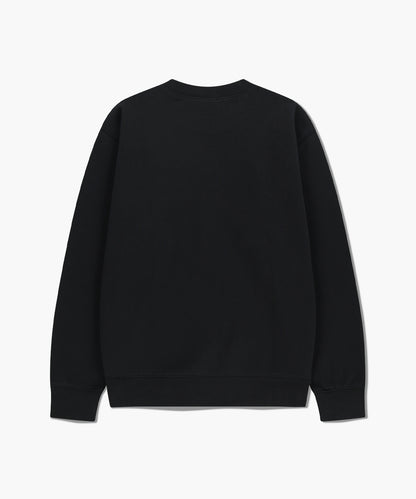 MARITHÉ FRANÇOIS GIRBAUD - Classic Logo Embroidery Sweatshirt (Brushed) Black