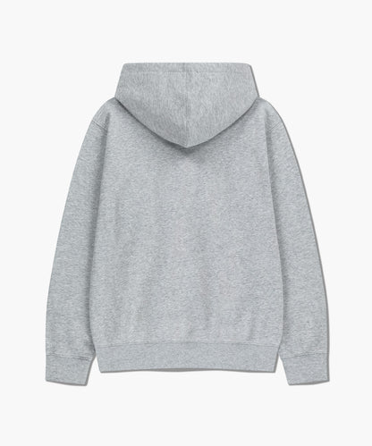 MARITHÉ FRANÇOIS GIRBAUD - Classic Logo Embroidery Hoodie (Brushed) Heather Gray