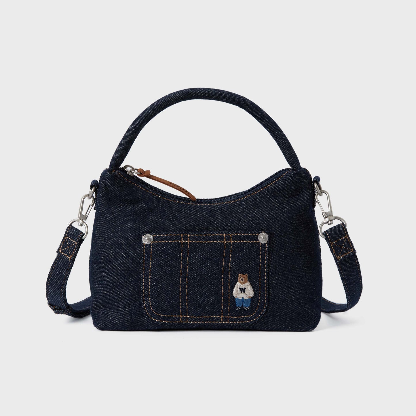 WHO.A.U - Steve Hobo Cross Bag - Navy