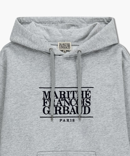 MARITHÉ FRANÇOIS GIRBAUD - Classic Logo Embroidery Hoodie (Brushed) Heather Gray