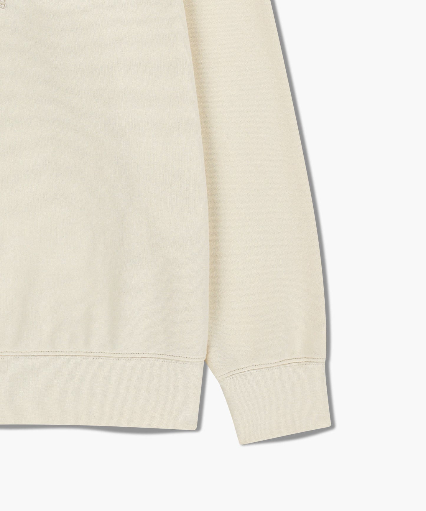MARITHÉ FRANÇOIS GIRBAUD - Classic Logo Embroidery Sweatshirt (Brushed) Cream